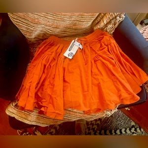 NWT Phortric Orange Skort size M